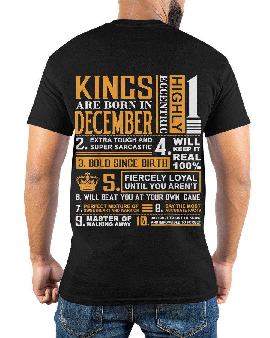 DECEMBER, KINGS ARE BORN IN DECEMBER – SNOW MALE12 (SKU2602-51-12)