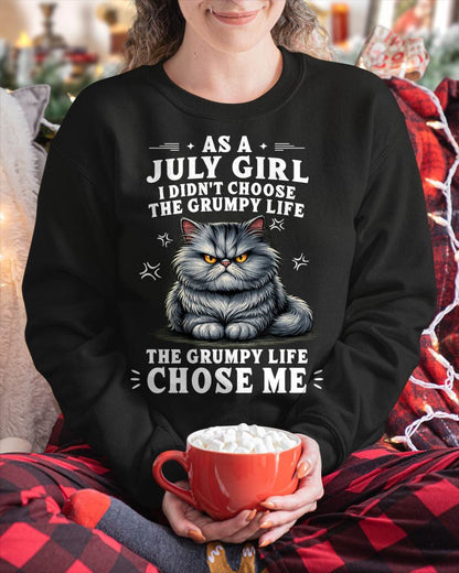 JULY SHIRT THE GRUMPY LIFE CHOSE ME - SNOW07 (SKU2605-68-07)
