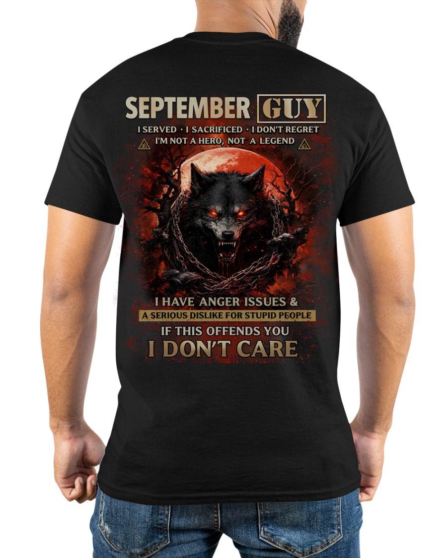 SEPTEMBER SHIRT, I SERVED I SACRIFICED I DON’T REGRET – SNOW MALE09 (SKU2602-163-09)
