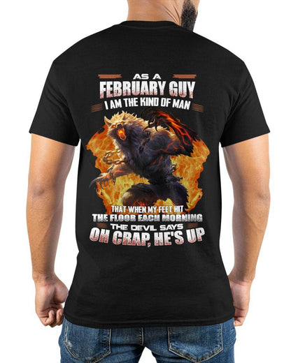 FEBRUARY, MY FEET HIT THE FLOOR EACH MORNING-SNOW MALE02 (SKU26T-01-13-02)