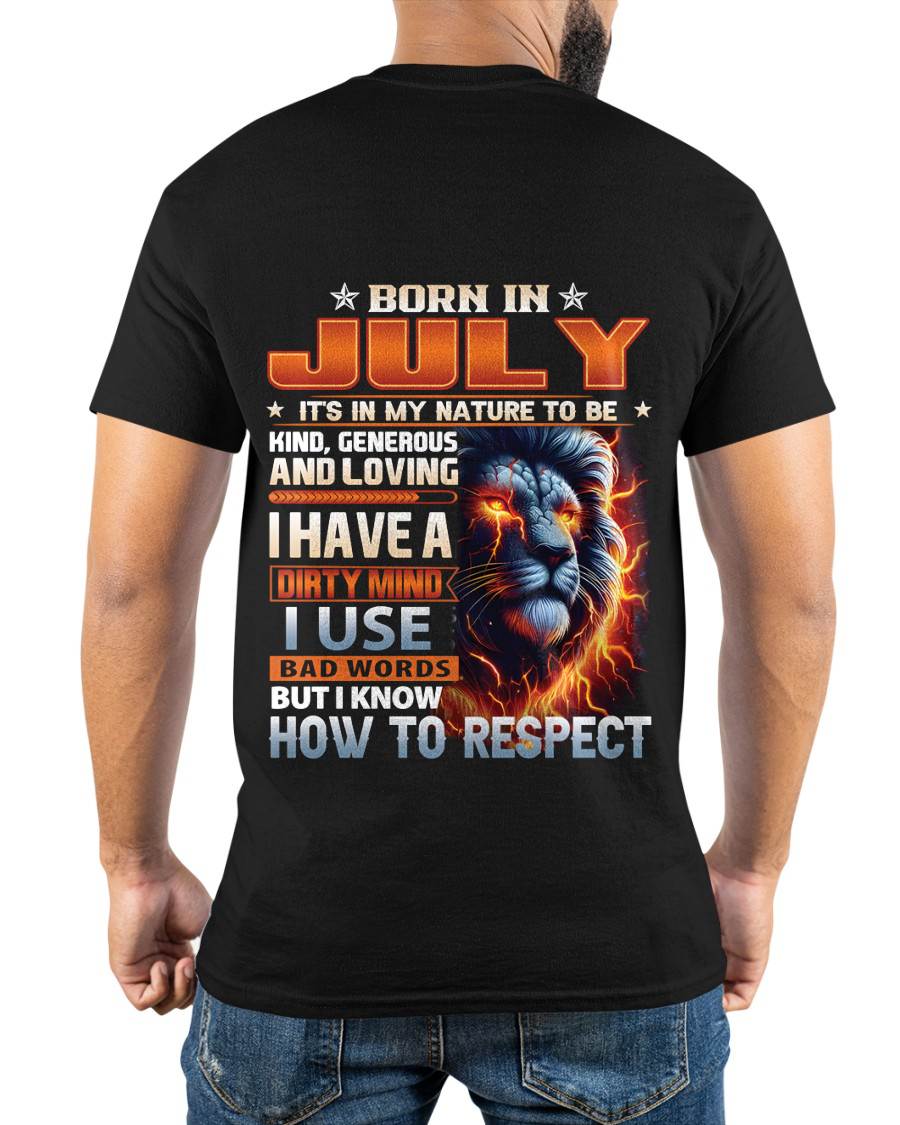 JULY, I KNOW HOW TO RESPECT – SNOW MALE07 (SKU08-84-07)