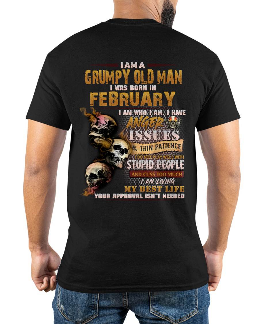 FEBRUARY, I AM A GRUMPY OLD MAN-SNOW MALE02 (SKU08-67-02)