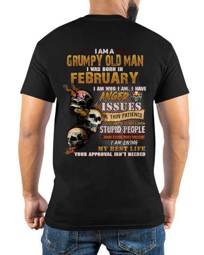 FEBRUARY, I AM A GRUMPY OLD MAN-SNOW MALE02 (SKU08-67-02)