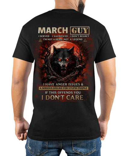 MARCH SHIRT, I SERVED I SACRIFICED I DON’T REGRET – SNOW MALE03(SKU2602-163-03)