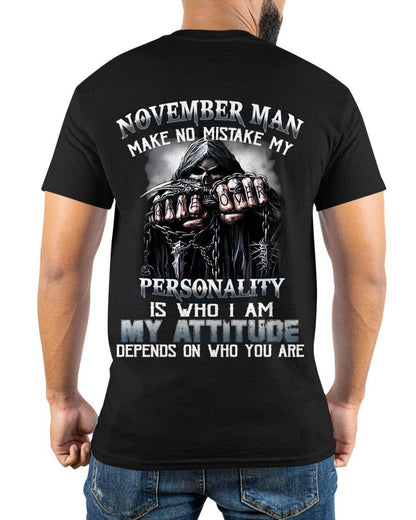 NOVEMBER, MY ATTITUDE DEPENDS ON WHO YOU ARE – MALE SNOW11 (SKU08-83-11)