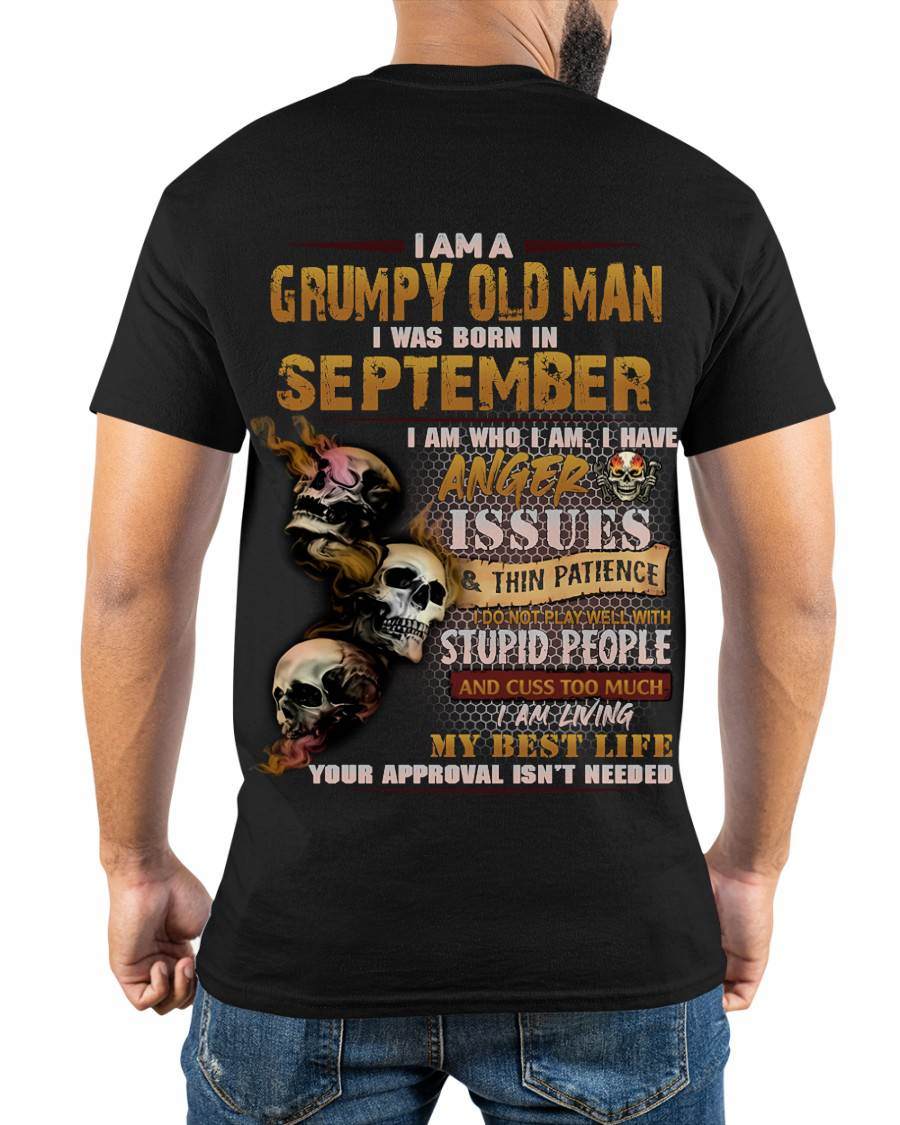 SEPTEMBER, I AM A GRUMPY OLD MAN-SNOW MALE09 (SKU08-67-09)