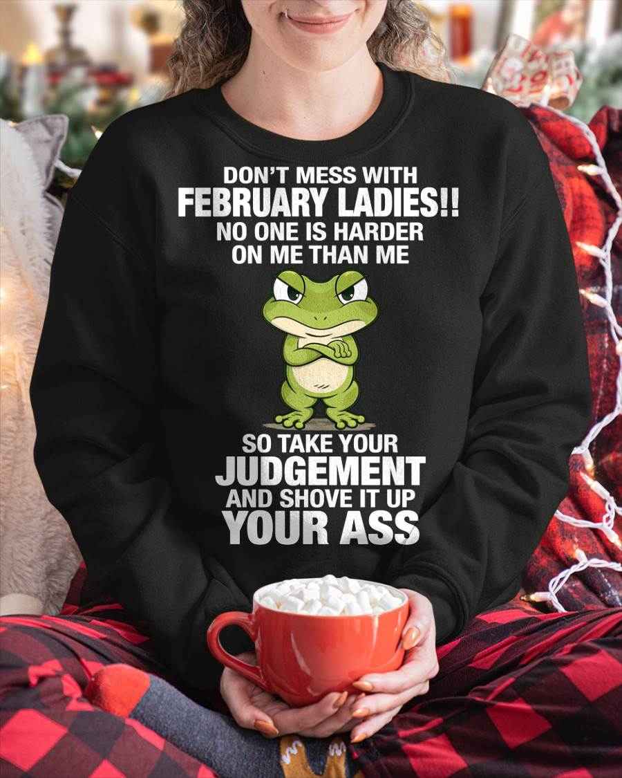 FEBRUARY SHIRT NO ONE IS HARDER ON ME THAN ME - SNOW02 (SKU2605-180-02)
