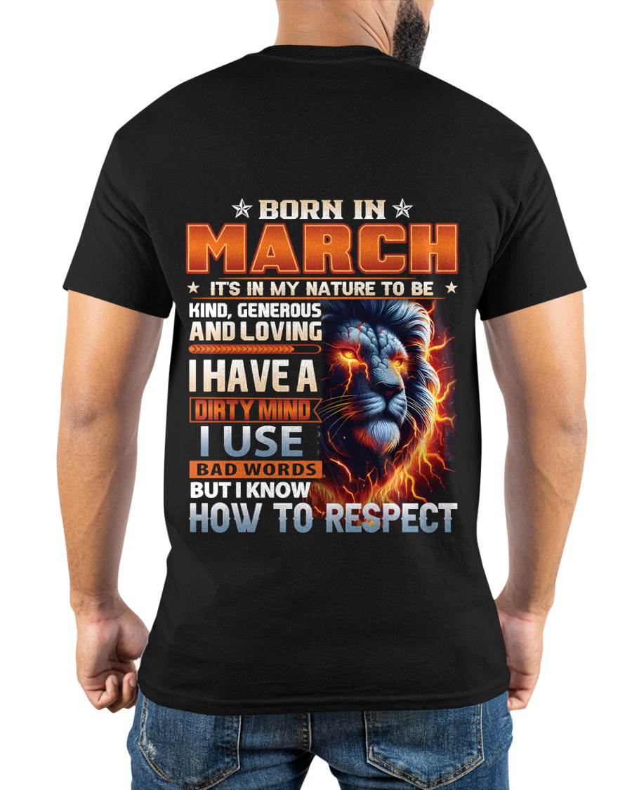 MARCH, I KNOW HOW TO RESPECT – SNOW MALE03 (SKU08-84-03)