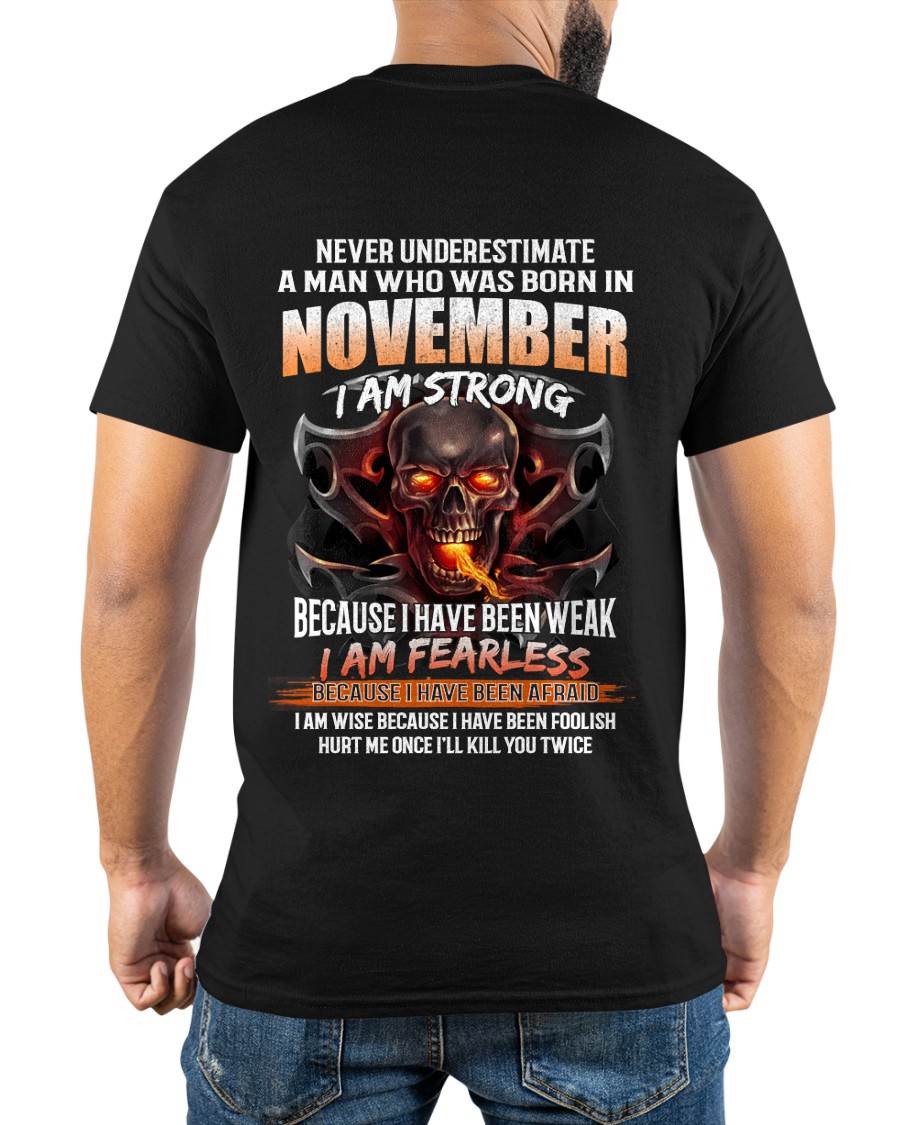NOVEMBER SHIRT, I AM FEARLESS – SNOW MALE11 (SKU2602-173-11)