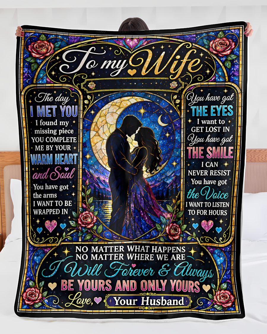 BLANKET FOR WIFE – COMFORT & WARMTH GIFT FROM HUSBAND- SNOW00 (SKU2609-189)