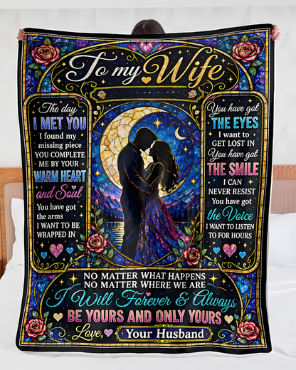 BLANKET FOR WIFE – COMFORT & WARMTH GIFT FROM HUSBAND- SNOW00 (SKU2609-189)