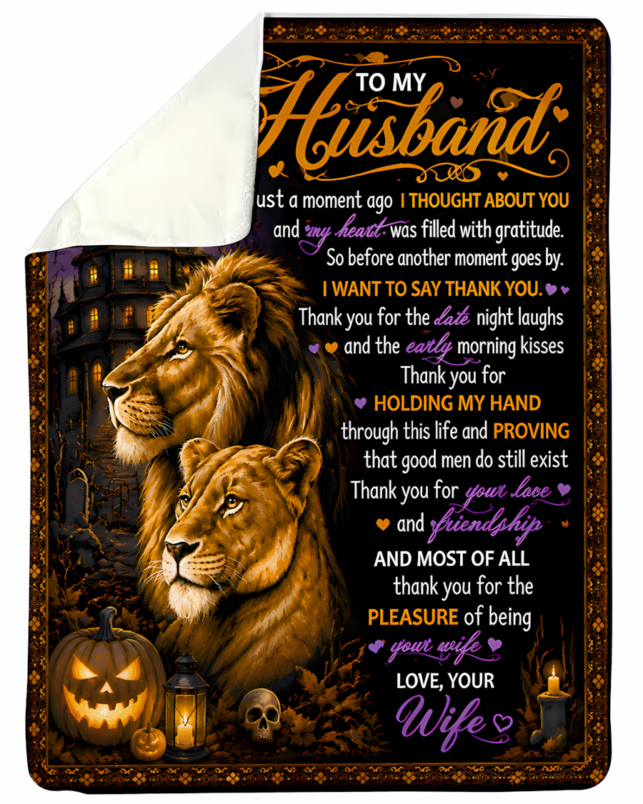 Special Gift For Your Husband Blanket - From Wife (SKU2608-492)