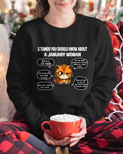 JANUARY SHIRT, 5 THINGS YOU SHOULD KNOW ABOUT THIS WOMAN - SNOW01 (SKU2604-312-01)