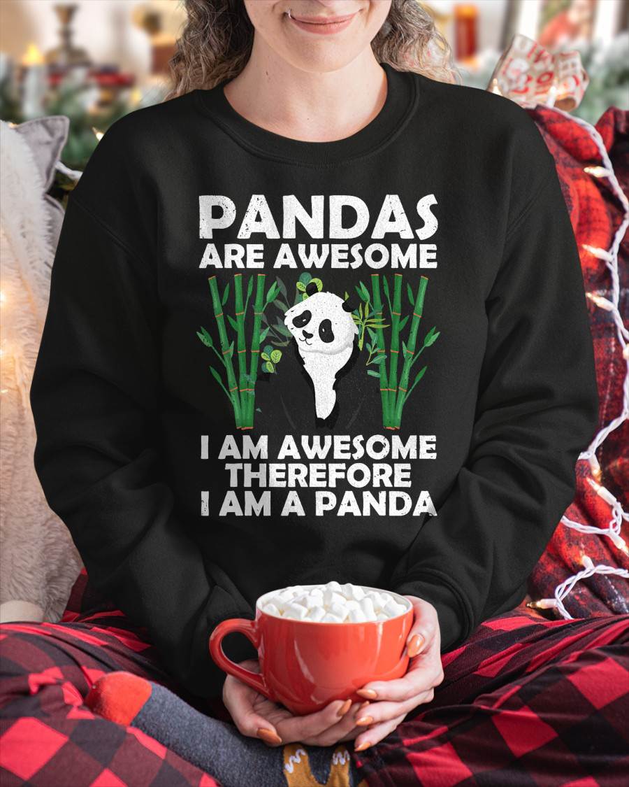Funny Panda Design for Men Women Boys Girls Panda Bear Lover T-Shirt