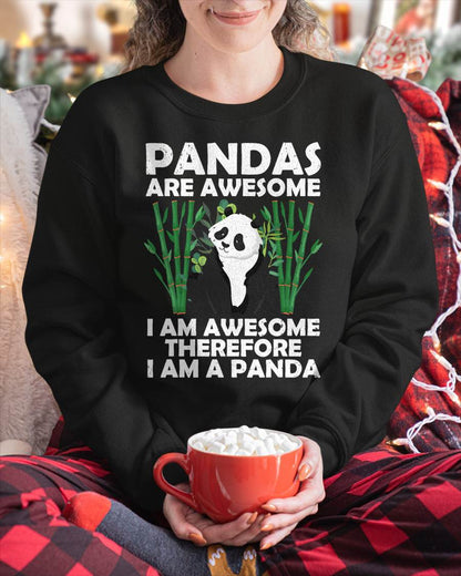 Funny Panda Design for Men Women Boys Girls Panda Bear Lover T-Shirt