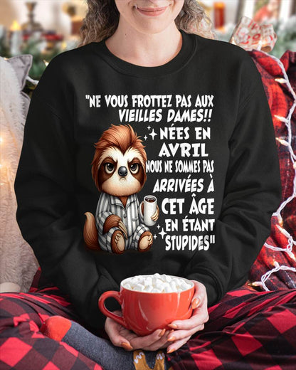 AVRIL SHIRT NE VOUS FROTTEZ PAS AUX VIEILLES DAMES - SNOW04 (SKU2605-133-04)