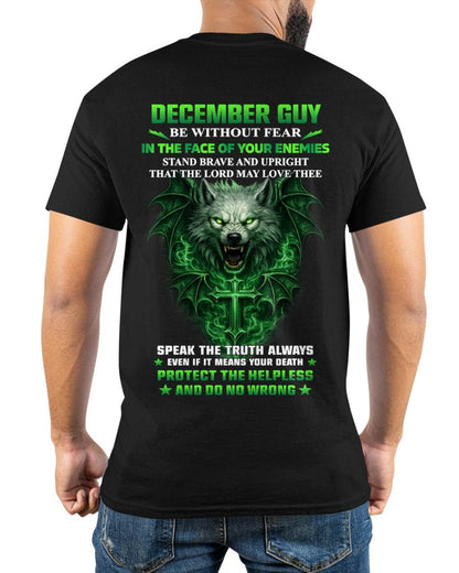 DECEMBER, STAND BRAVE AND UPRIGHT – SNOW MALE12 (SKU2602-105-12)