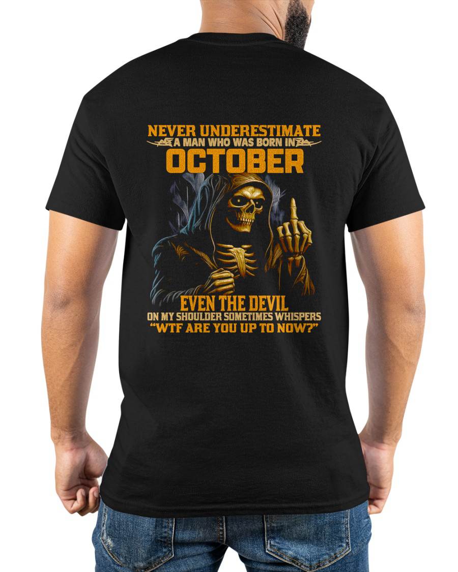 OCTOBER, EVEN THE DEVIL ON MY SHOULDER SOMETIMES WHISPERS -MALE SNOW10 (SKU12-276-10)