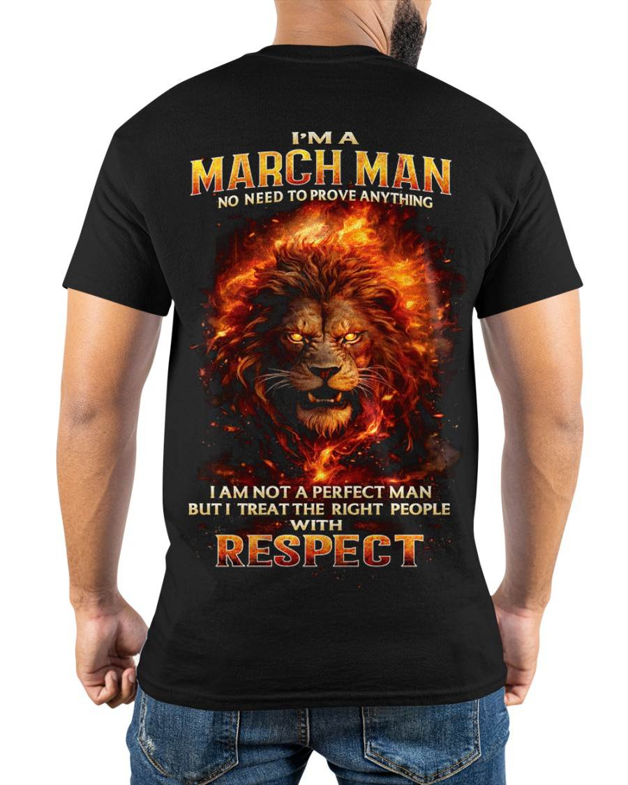 MARCH, NO NEED TO PROVE ANYTHING I AM NOT A PERFECT MAN - SNOW MALE03 (SKU26T-0177-03)
