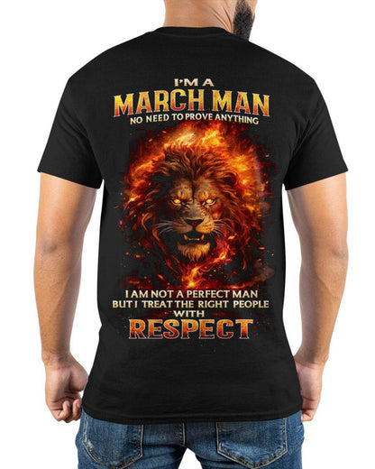 MARCH, NO NEED TO PROVE ANYTHING I AM NOT A PERFECT MAN - SNOW MALE03 (SKU26T-0177-03)