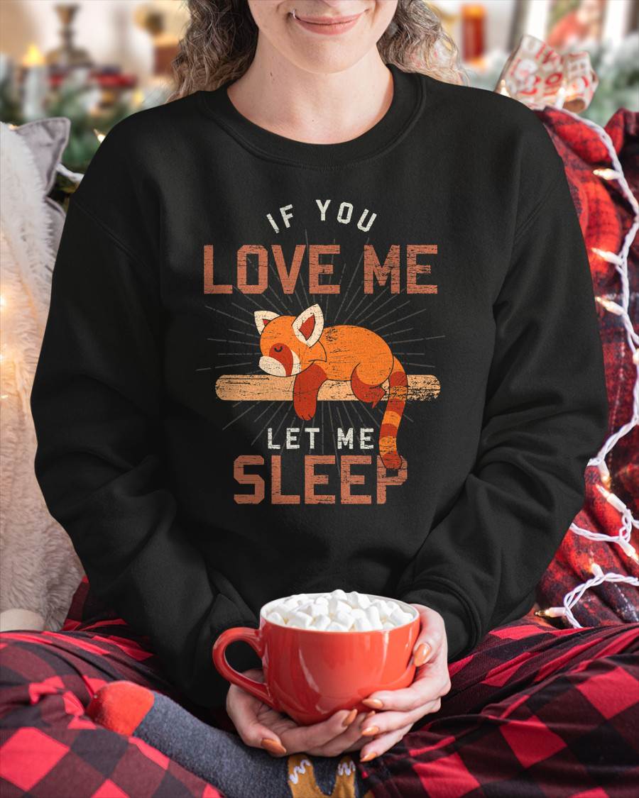 Cute Sleeping Animal PJ Napping Pajama Sleeping Red Panda T-Shirt