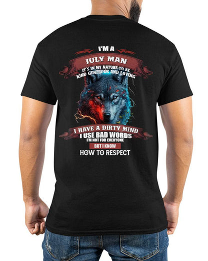 JULY, IT’S IN MY NATURE TO BE KIND GENEROUS AND LOVING-SNOW MALE07 (SKU12-162-07)