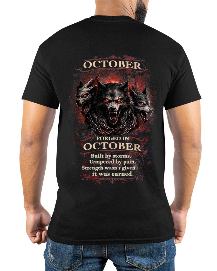 OCTOBER SHIRT, Strength wasn't given it was earned – SNOW MALE10 (SKU2602-164-10)