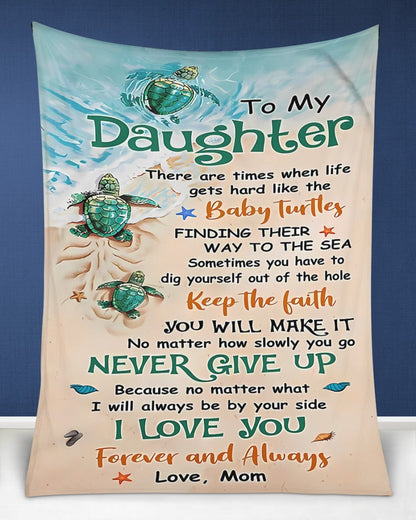 Special Gift For Your Daughter Blanket - From Mom