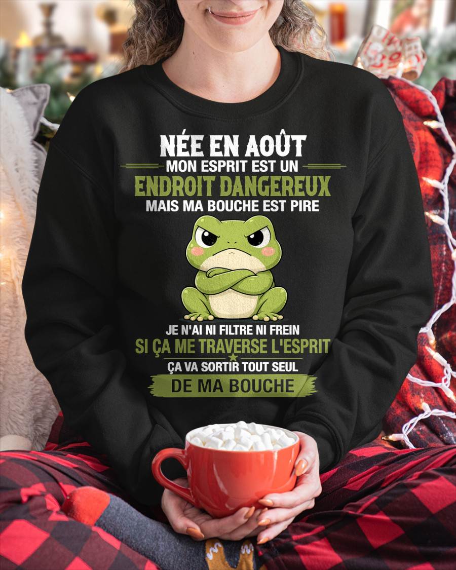 AOÛT SHIRT JE N'AI NI FILTRE NI FREIN - SNOW08 (SKU2605-144-08)