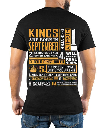 SEPTEMBER, KINGS ARE BORN IN SEPTEMBER – SNOW MALE09 (SKU2602-51-09)