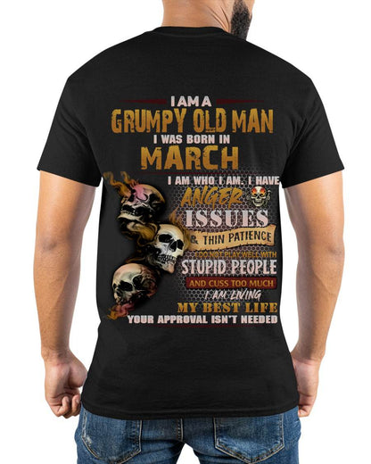 MARCH, I AM A GRUMPY OLD MAN-SNOW MALE03 (SKU08-67-03)