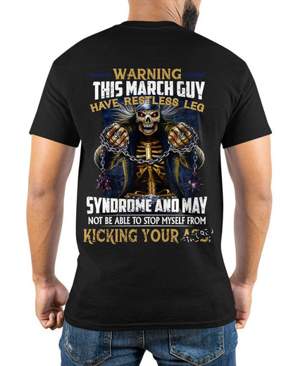 MARCH, WARNING THIS MARCH GUY HAS RESTLESS LEG – SNOW MALE03 (SKU26T-01-57-03)