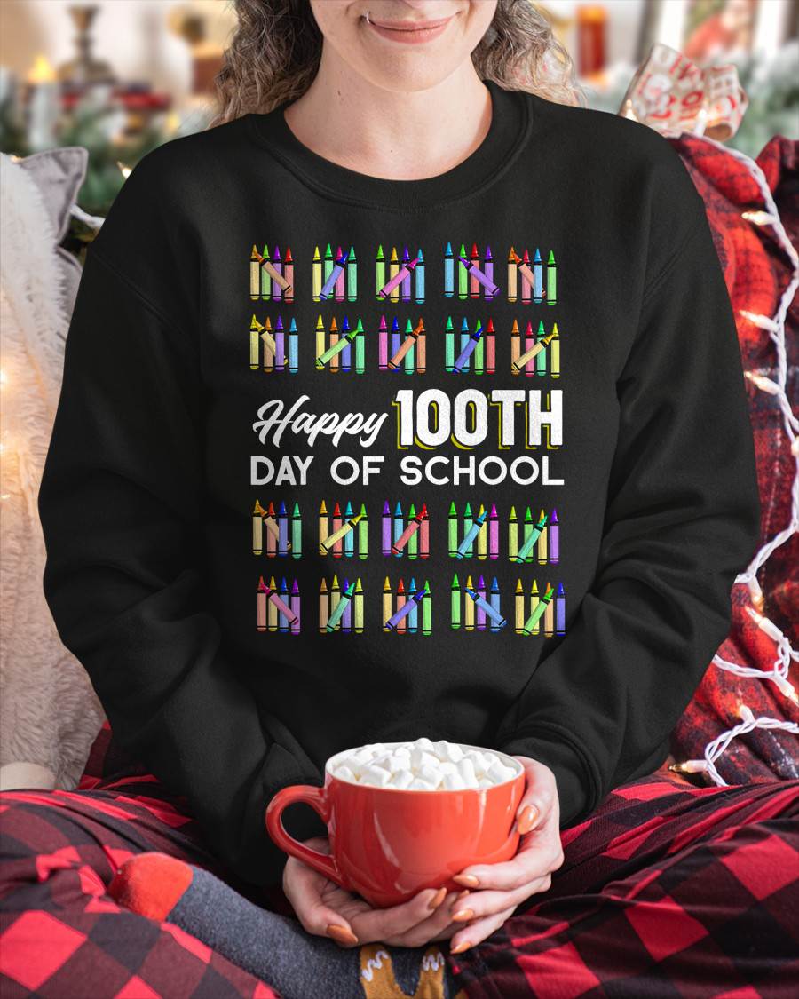 Happy 100th Day of School Student Gift 100 Days of School T-Shirt