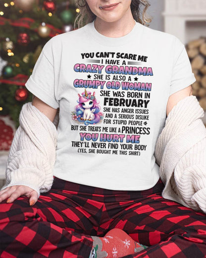 FEBRUARY - YOU CAN'T SCARE ME - GIFT FROM GRANDMA - snow02 (SKU09-106-02)