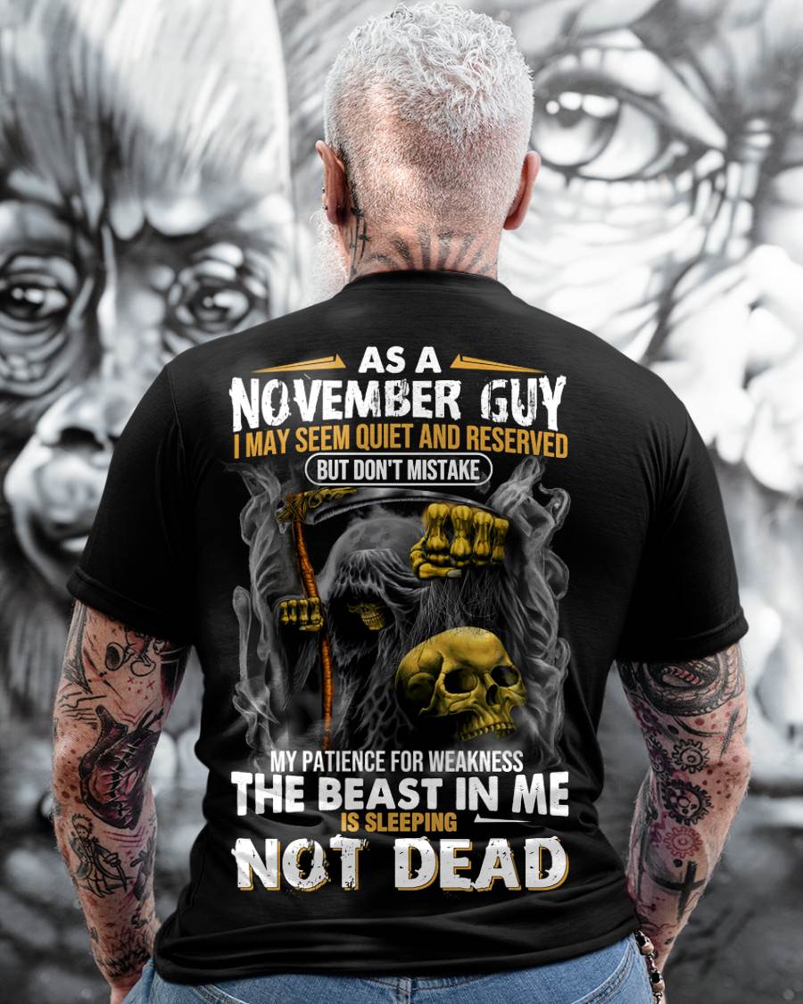 NOVEMBER, I MAY SEEM QUIET AND RESERVED BUT DON’T MISTAKE – SNOW MALE11 (SKU08-82-11)