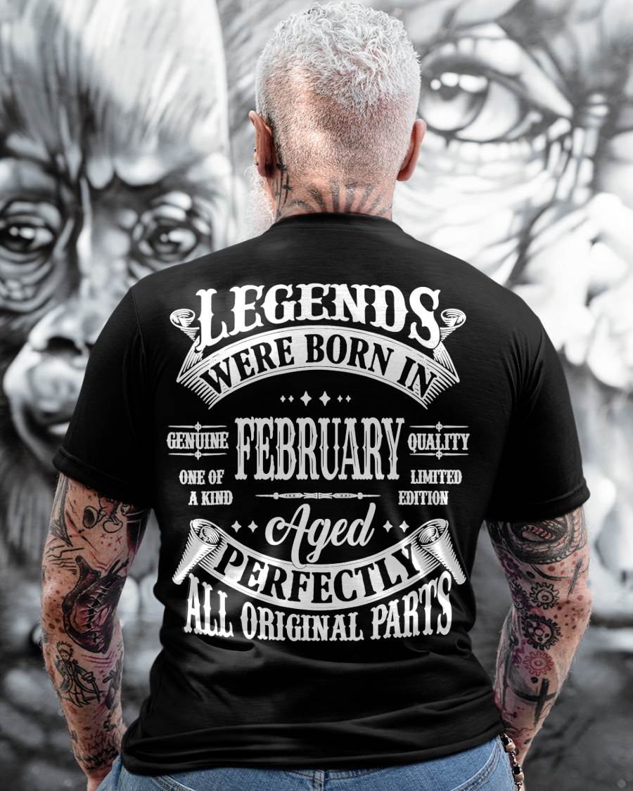 FEBRUARY, LEGENDS WERE BORN IN FEBRUARY-SNOW MALE02 (SKU08-37-02)