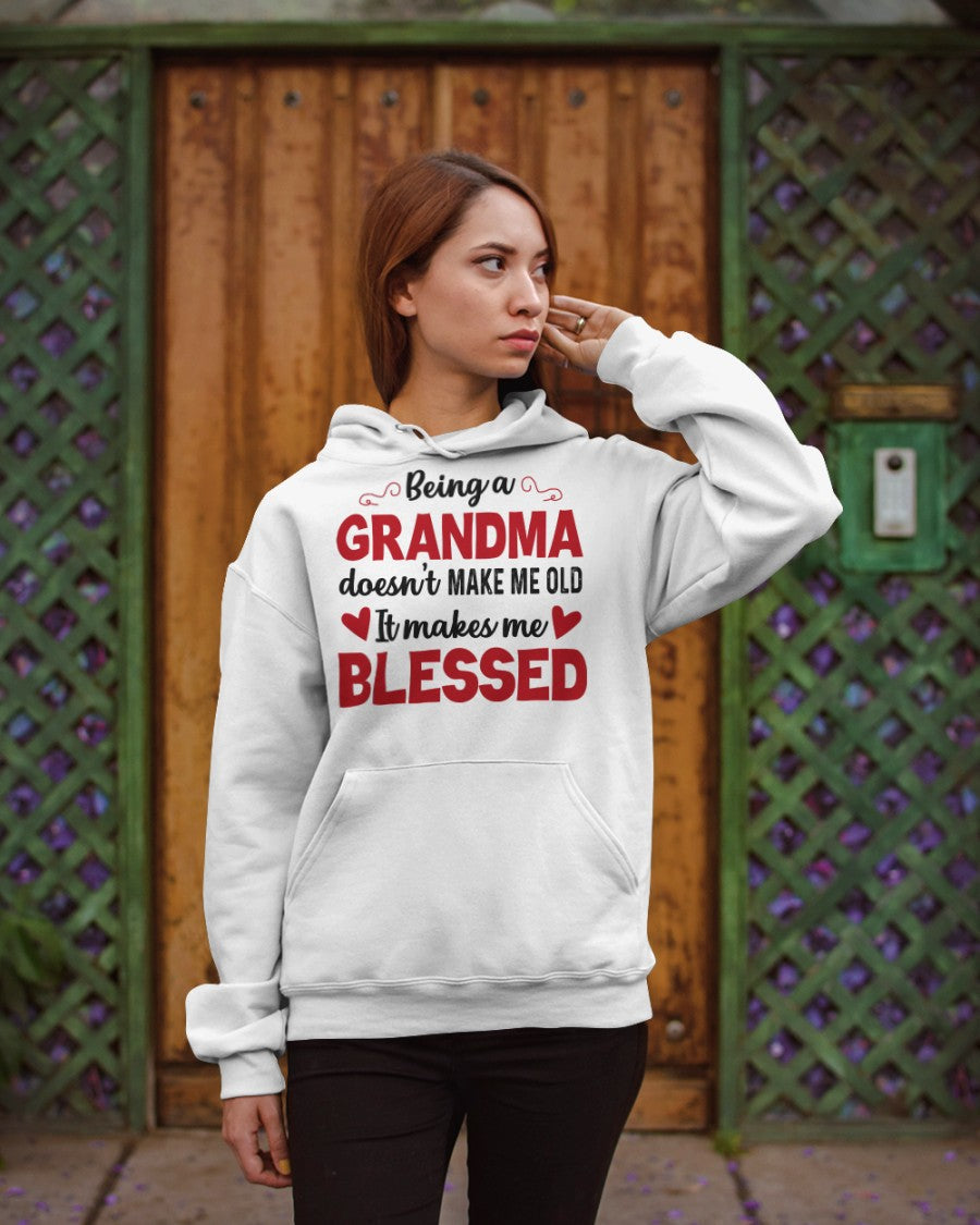BEING A GRANDMA DOESN'T MAKE ME OLD- IT MAKES ME BLESSED snow00 (SKU10-11)