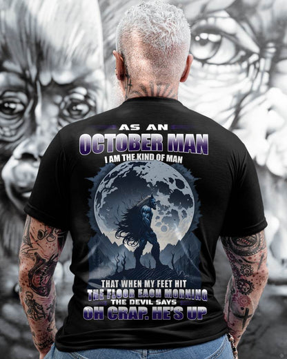 OCTOBER, THE DEVIL SAYS OH CRAP, HE’S UP-SNOW MALE10 (SKU26T-01-56-10)