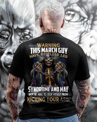 MARCH, WARNING THIS MARCH GUY HAS RESTLESS LEG – SNOW MALE03 (SKU26T-01-57-03)
