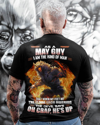 MAY, MY FEET HIT THE FLOOR EACH MORNING-SNOW MALE05 (SKU26T-01-13-05)