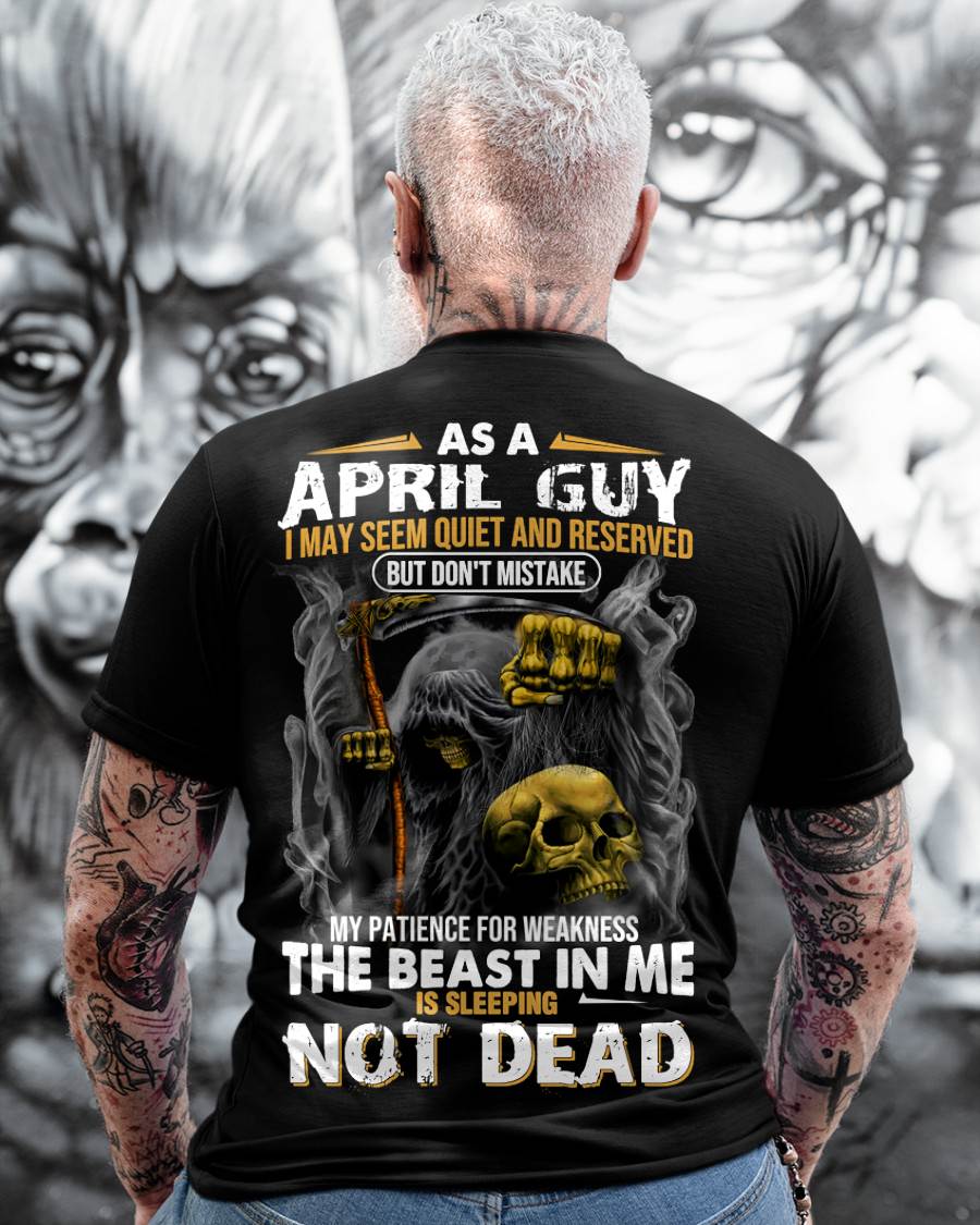 APRIL, I MAY SEEM QUIET AND RESERVED BUT DON’T MISTAKE – SNOW MALE04 (SKU08-82-04)