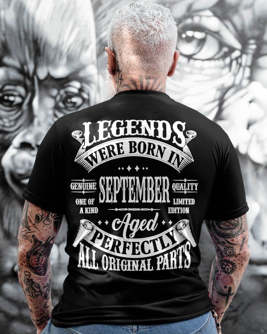 SEPTEMBER, LEGENDS WERE BORN IN SEPTEMBER-SNOW MALE09 (SKU08-37-09)