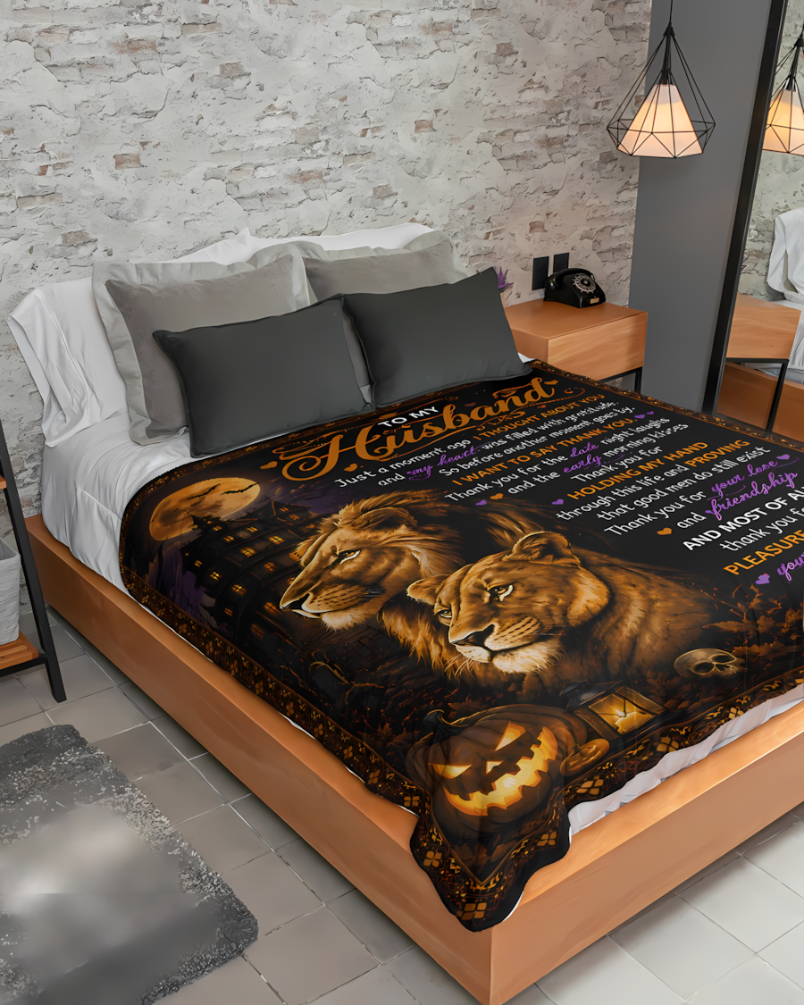 Special Gift For Your Husband Blanket - From Wife (SKU2608-492)
