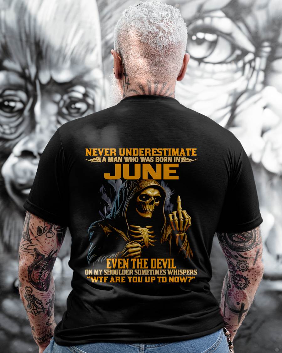 JUNE, EVEN THE DEVIL ON MY SHOULDER SOMETIMES WHISPERS -MALE SNOW06 (SKU12-276-06)