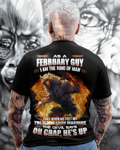 FEBRUARY, MY FEET HIT THE FLOOR EACH MORNING-SNOW MALE02 (SKU26T-01-13-02)