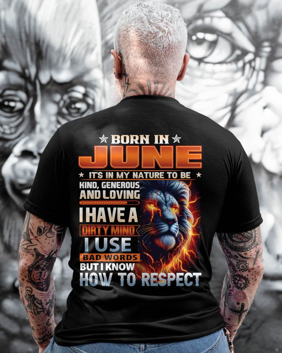 JUNE, I KNOW HOW TO RESPECT – SNOW MALE06 (SKU08-84-06)