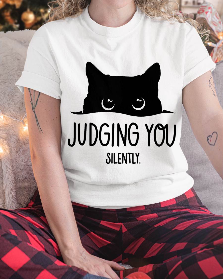 Cat Judging You Silently T-Shirt
