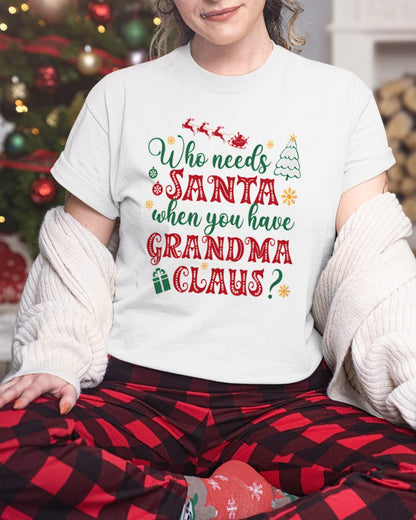 CHRISTMAX T-SHRIT FOR GRANDMA - GIFT FROM GRANDMA - snow00