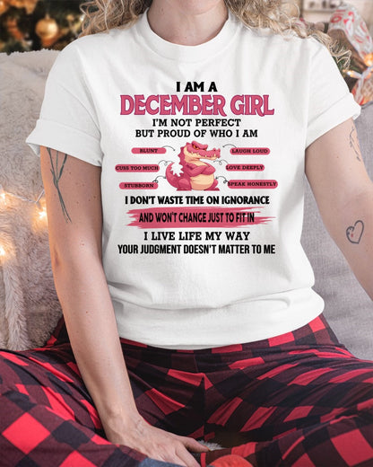 I AM A DECEMBER GIRL FMA SNOW12 (SKU09-51-12)
