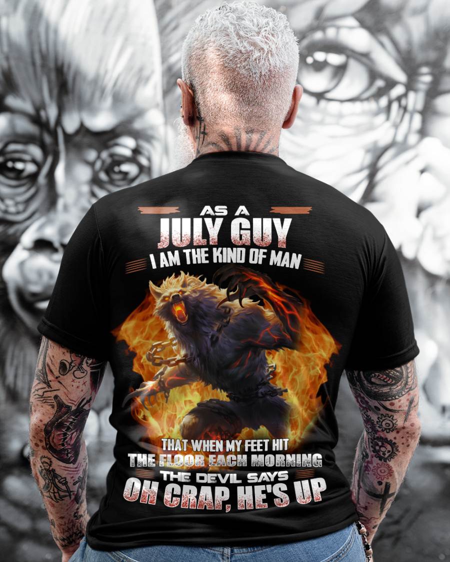 JULY, MY FEET HIT THE FLOOR EACH MORNING-SNOW MALE07 (SKU26T-01-13-07)